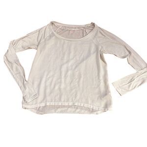 La Senza Women's Ivory Long Sleeve Blouse Size S Petites Casual Top